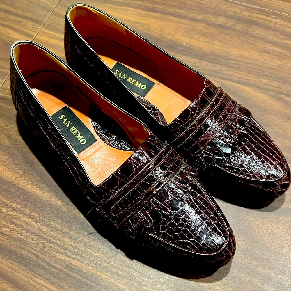 Genuine Crocodile Men’s Dress Shoes